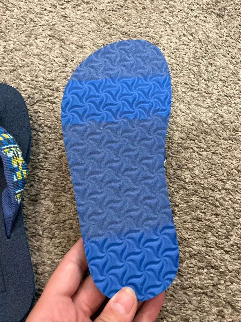 Teva Kids Navy Blue Flip Flops and sanuk